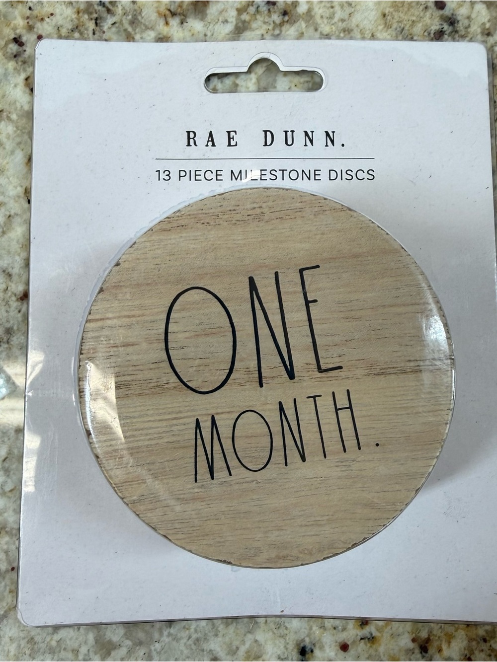 Rae Dunn‎ 13 Piece Wooden Baby
Milestone Discs Hello World First Year
Wood Set